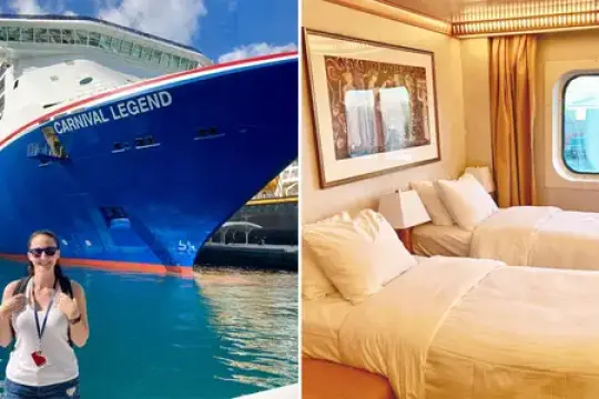 我们一家五口预订了嘉年华邮轮的内舱房和海景房，体验对比分享