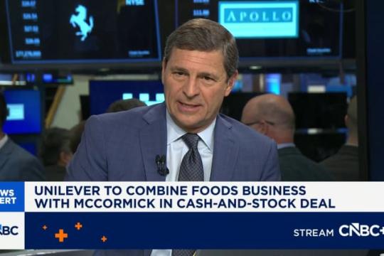 麦考密克拟以近450亿美元收购联合利华食品业务