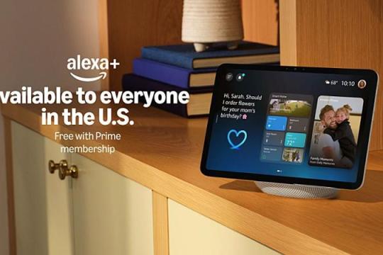 Amazon在美正式上线生成式AI版「Alexa+」，Prime会员免费用，非会员每月19.99美元