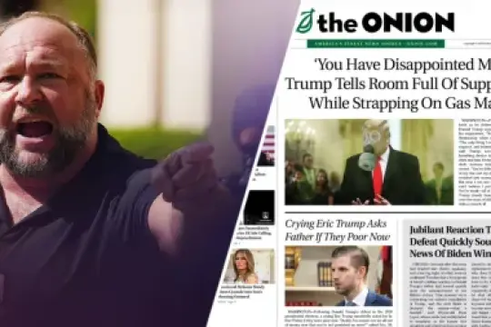 洋葱新闻再次出手收购亚历克斯·琼斯的InfoWars