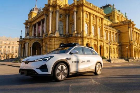 Rimac 旗下 Verne 联手优步与小马智行在萨格勒布试水机器人出租车