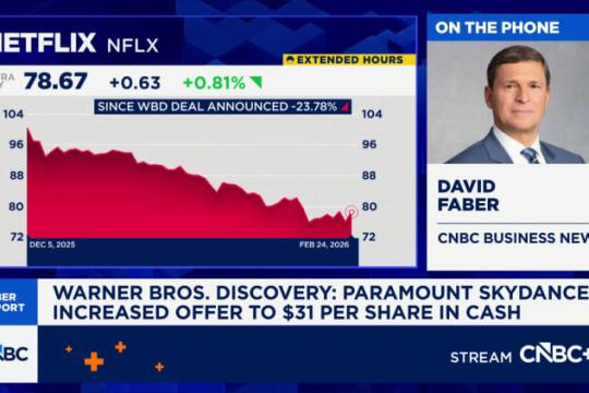 华纳兄弟探索称派拉蒙Skydance出价更高 董事会将权衡与Netflix交易孰优