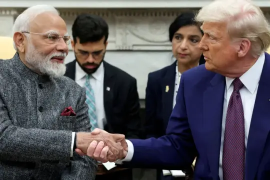 特朗普称莫迪同意停止购买俄罗斯石油后将下调对印度关税
