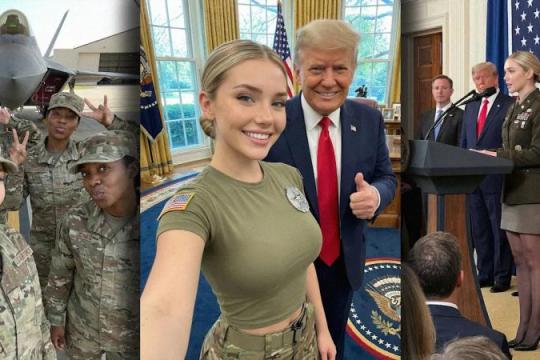 AI虚构“女兵”网红在社交平台吸粉百万 被指借政治人设导流成人内容