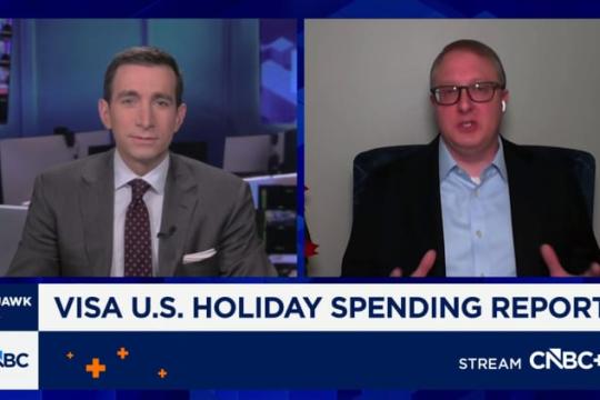 Visa：美国假日季零售支出同比增4.2% 电子商务与电子产品领涨