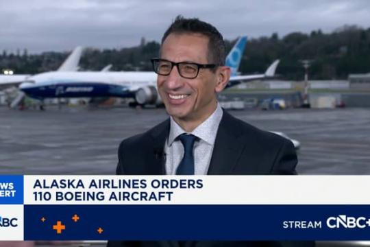 阿拉斯加航空下单逾百架波音客机 创公司史上最大订单