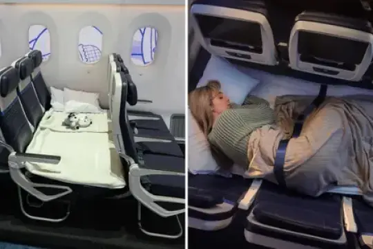 联合航空将在经济舱推出床铺座位，全新“Relax Row”体验解析