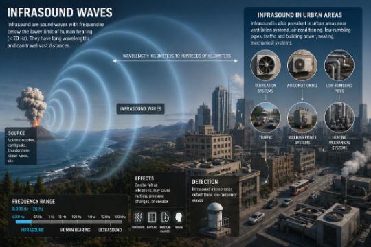 研究称次声波短时暴露或提升人体压力激素与负面情绪