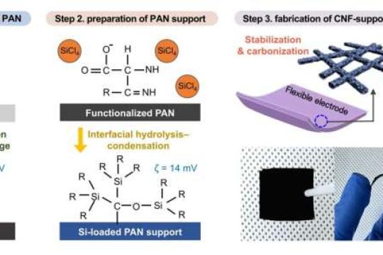 自支撑硅负极结构显著提升锂离子电池快充性能与循环寿命