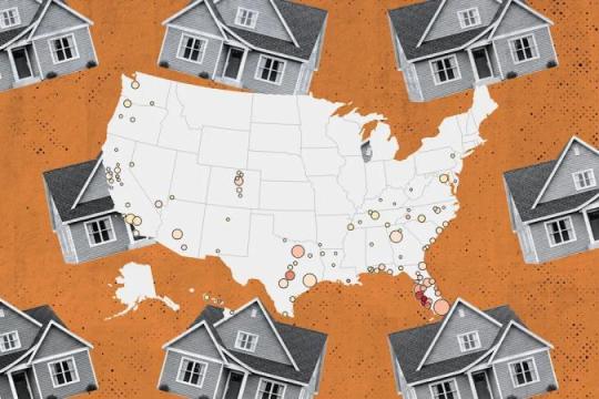 美国房价涨幅近乎停滞 99个主要住房市场录得同比下跌