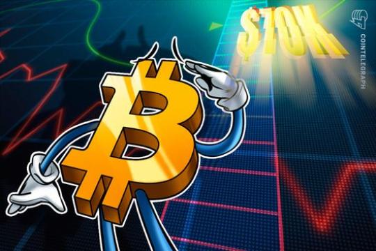 比特币周末重返7万美元上方 关键长期支撑位获守