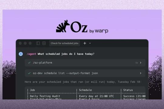 Warp发布云端协作式AI编码工具 Oz