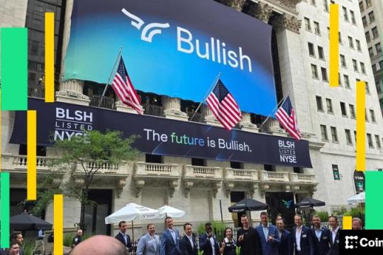 加密交易平台 Bullish 2月现货交易量份额升至第三 超越 Coinbase