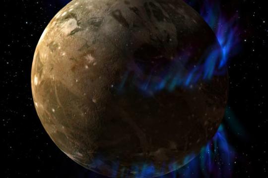 研究称木卫三极光斑结构与地球极光存在相似物理机制