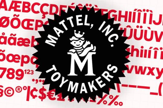 美泰推出首款全球定制字体 融合品牌历史与趣味细节